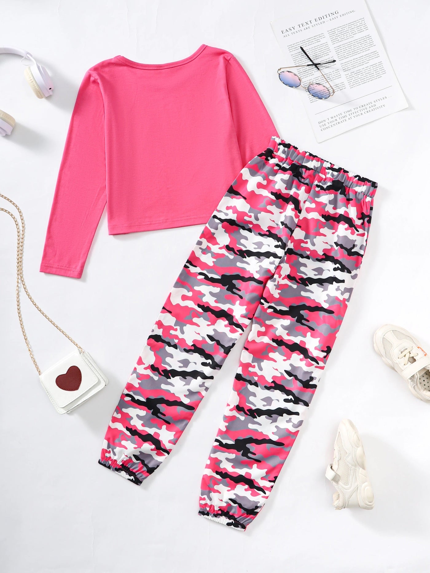 Girl 2 Pc clothing long sleeve set FSH