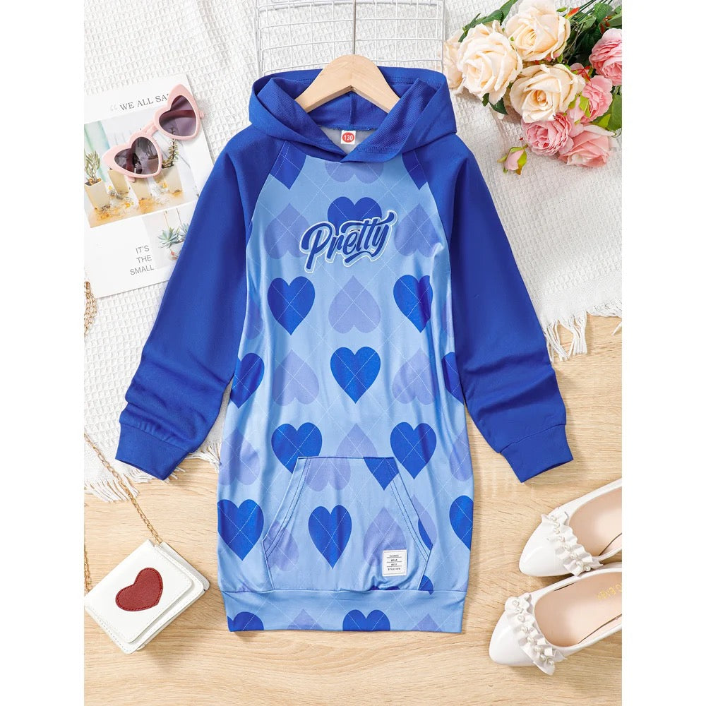 Girls long sleeve winter dress