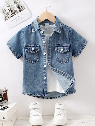 Boys short sleeve Jean jacket FSH