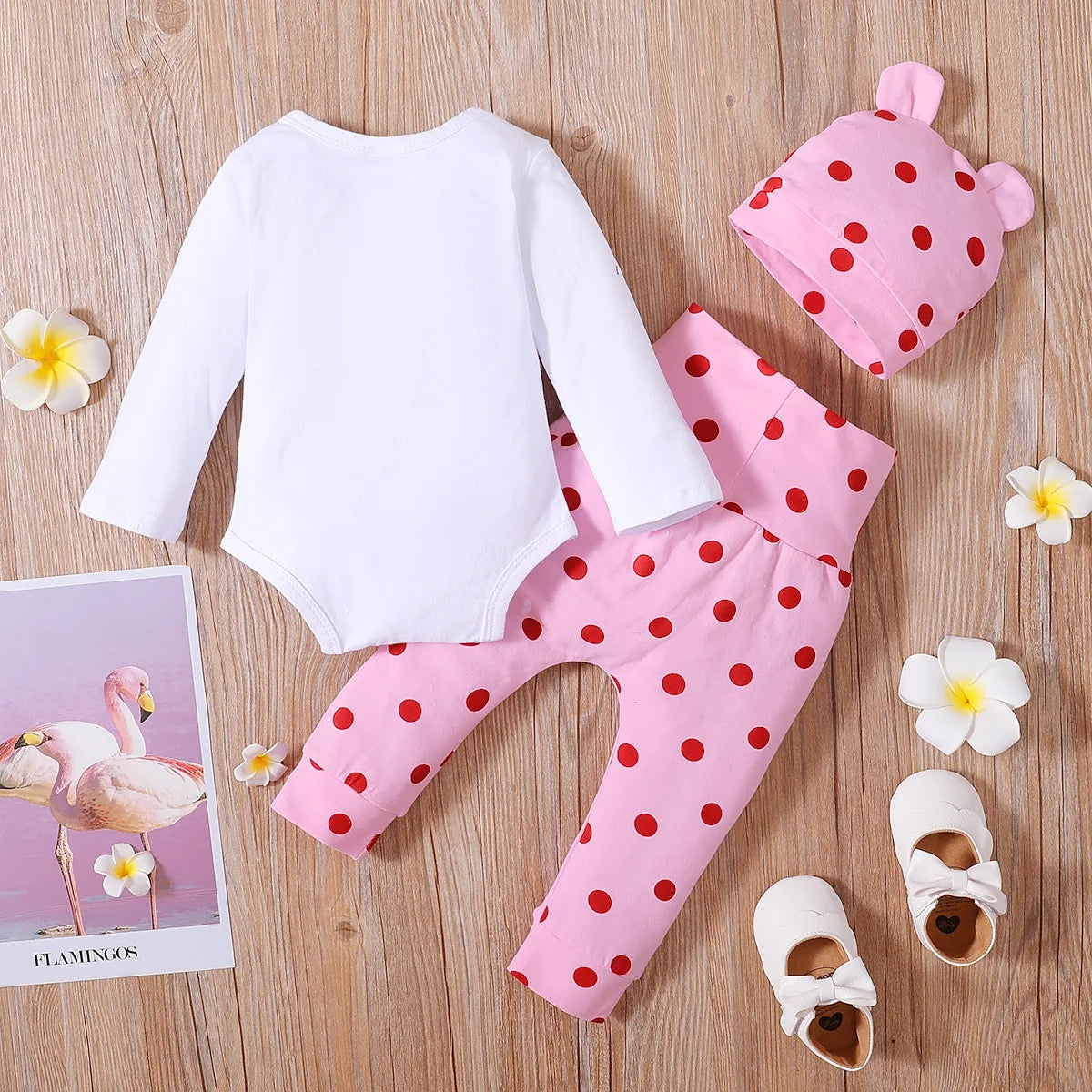 Girls newborn long sleeve 3 Pc Set FSH