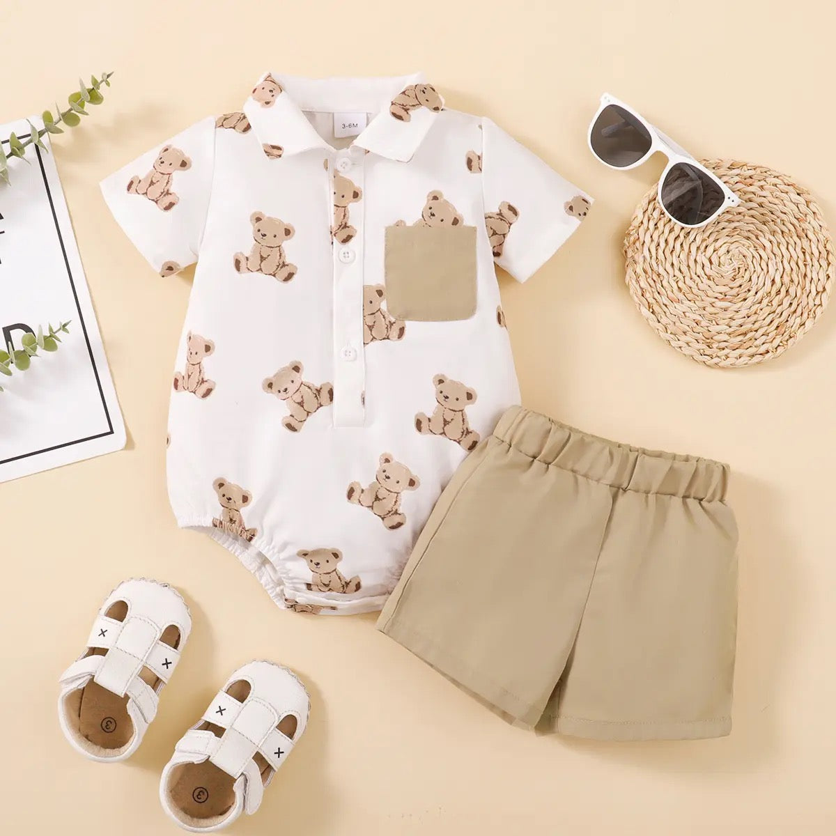 Baby 2 pc short sleeve set FSH