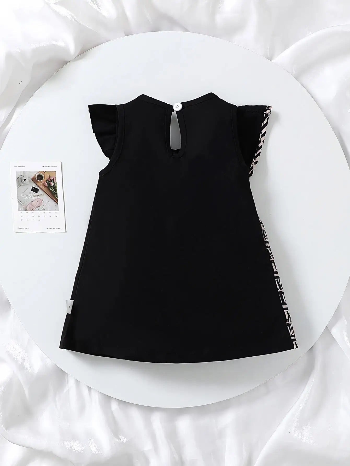 Baby casual short sleeve cotton dress FSH