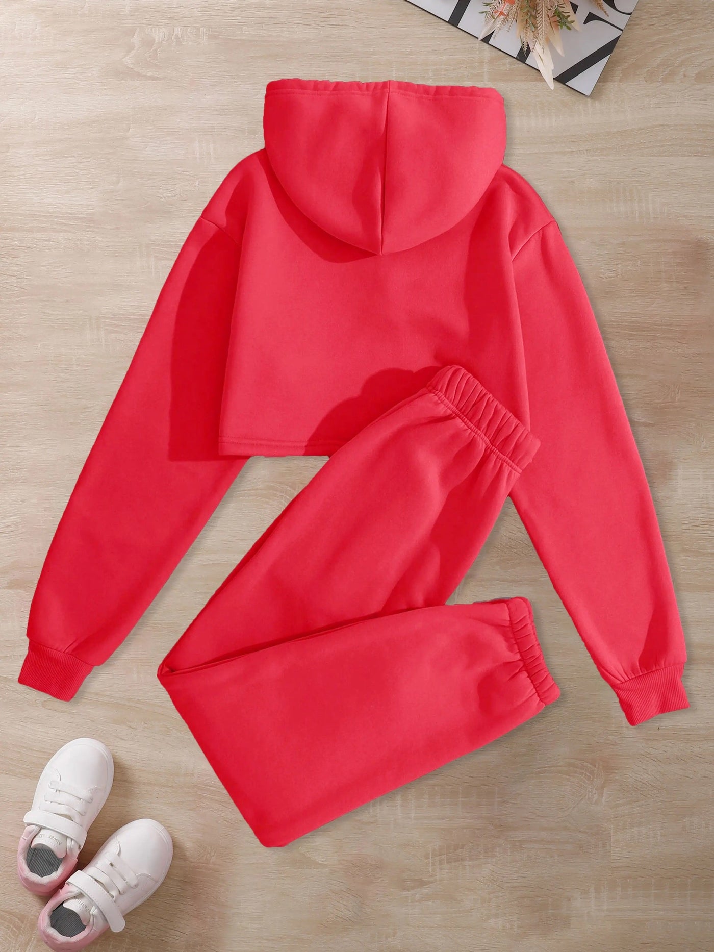 Kids 2 Pc red winter autumn long sleeve girl set FSH