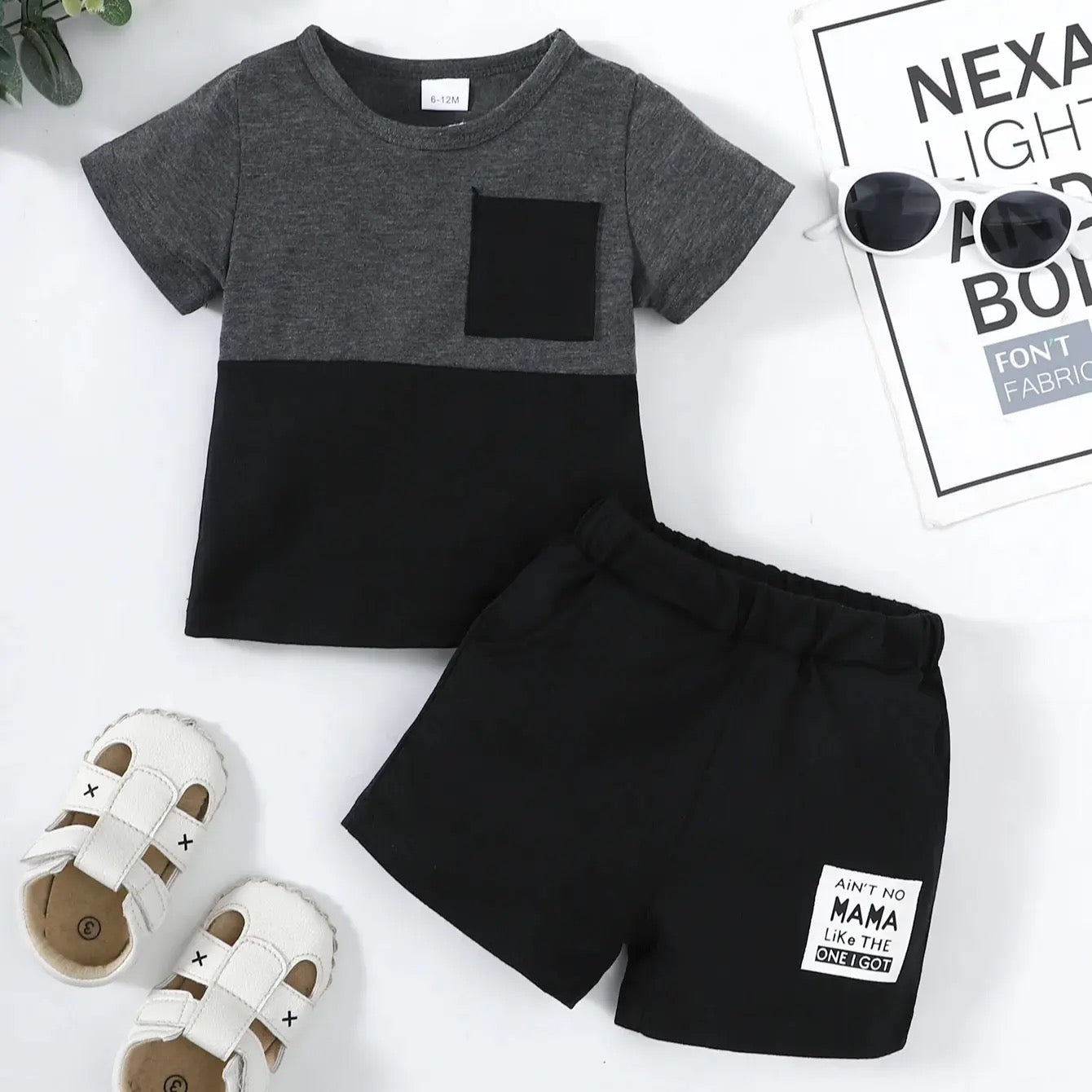 Boys 2 pc shorts set FSH