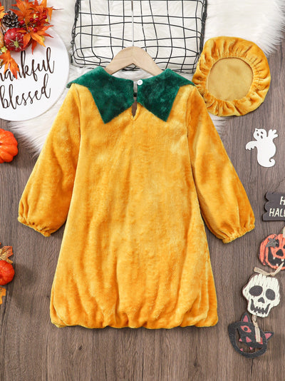 Baby girls Halloween long sleeve costume with hood FSH