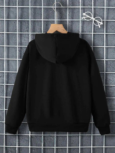 Thick fleece spider graphic hoodie FSH