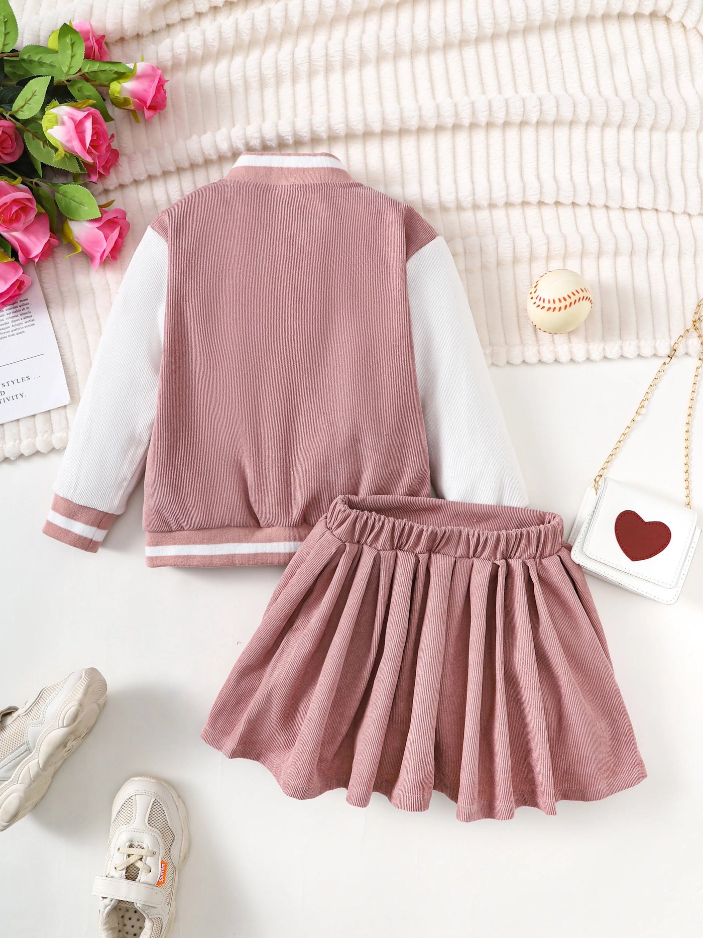 Girls skirt set with jacket FSH