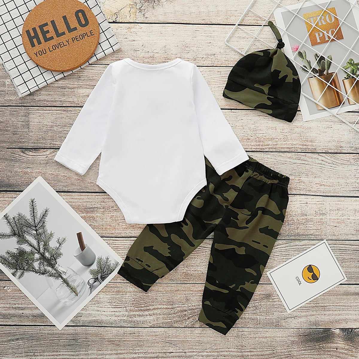 Infant boys 3 pc Pants set FSH