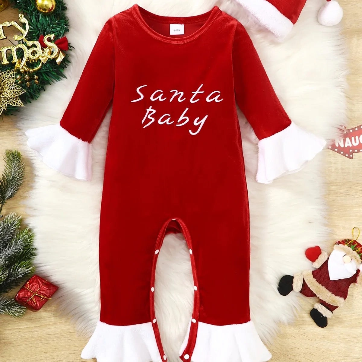 Infants fall/winter Christmas 2 pc set FSH