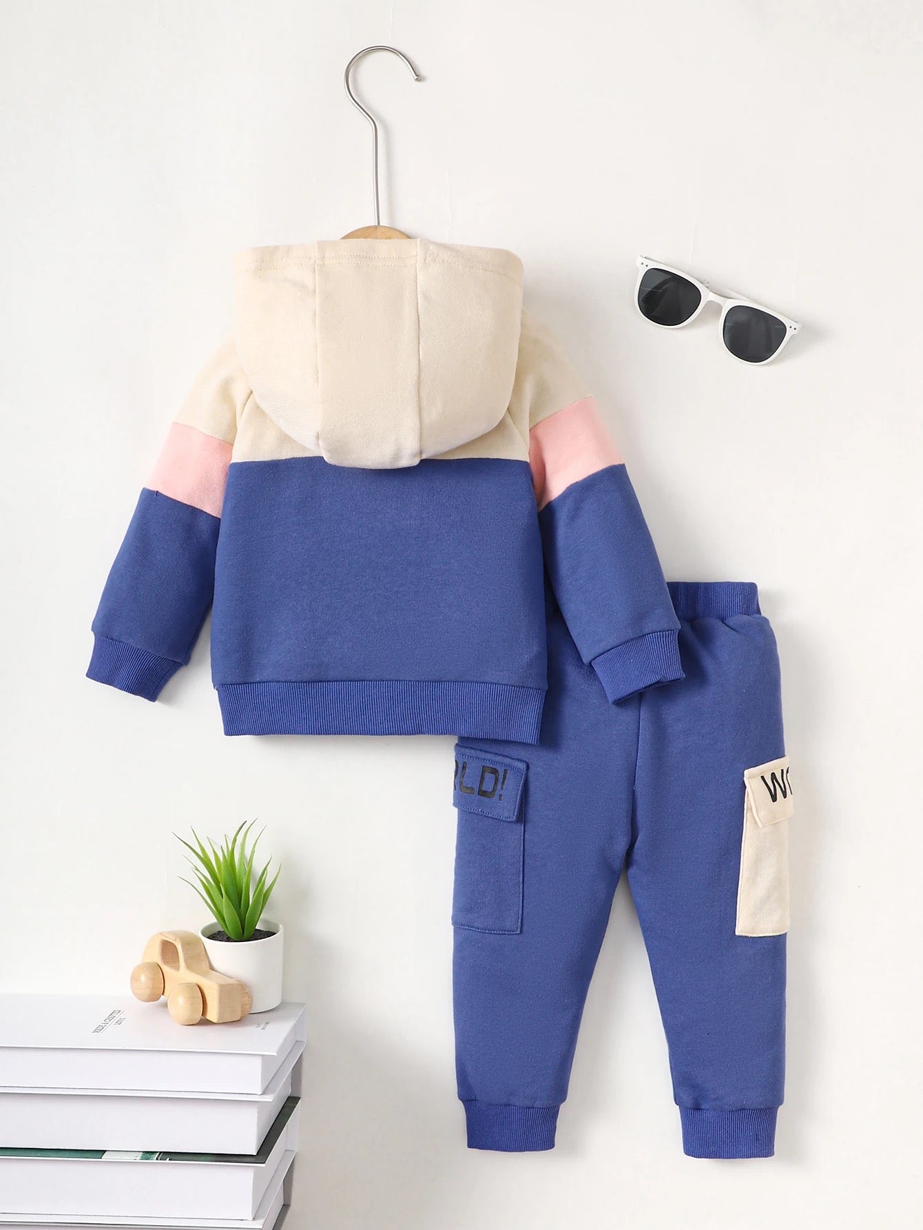 2 pc sweatsuit winter hoodie set FSH