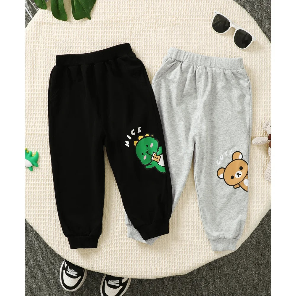 Baby boy black and gray pants 2 Pc FSH