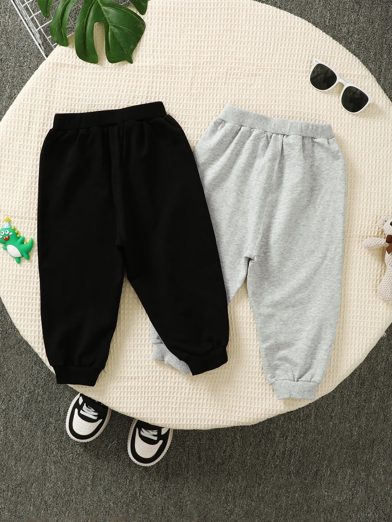 Baby boy black and gray pants 2 Pc FSH