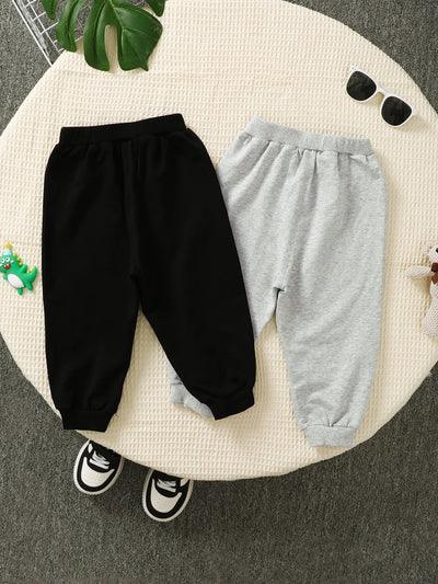 Baby boy black and gray pants 2 Pc FSH