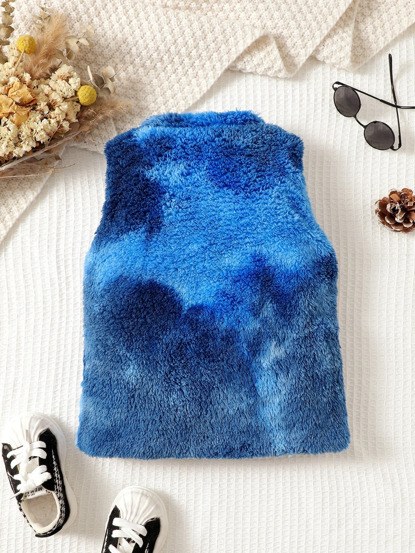 Warm winter fur vest FSH