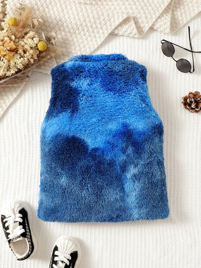 Warm winter fur vest FSH