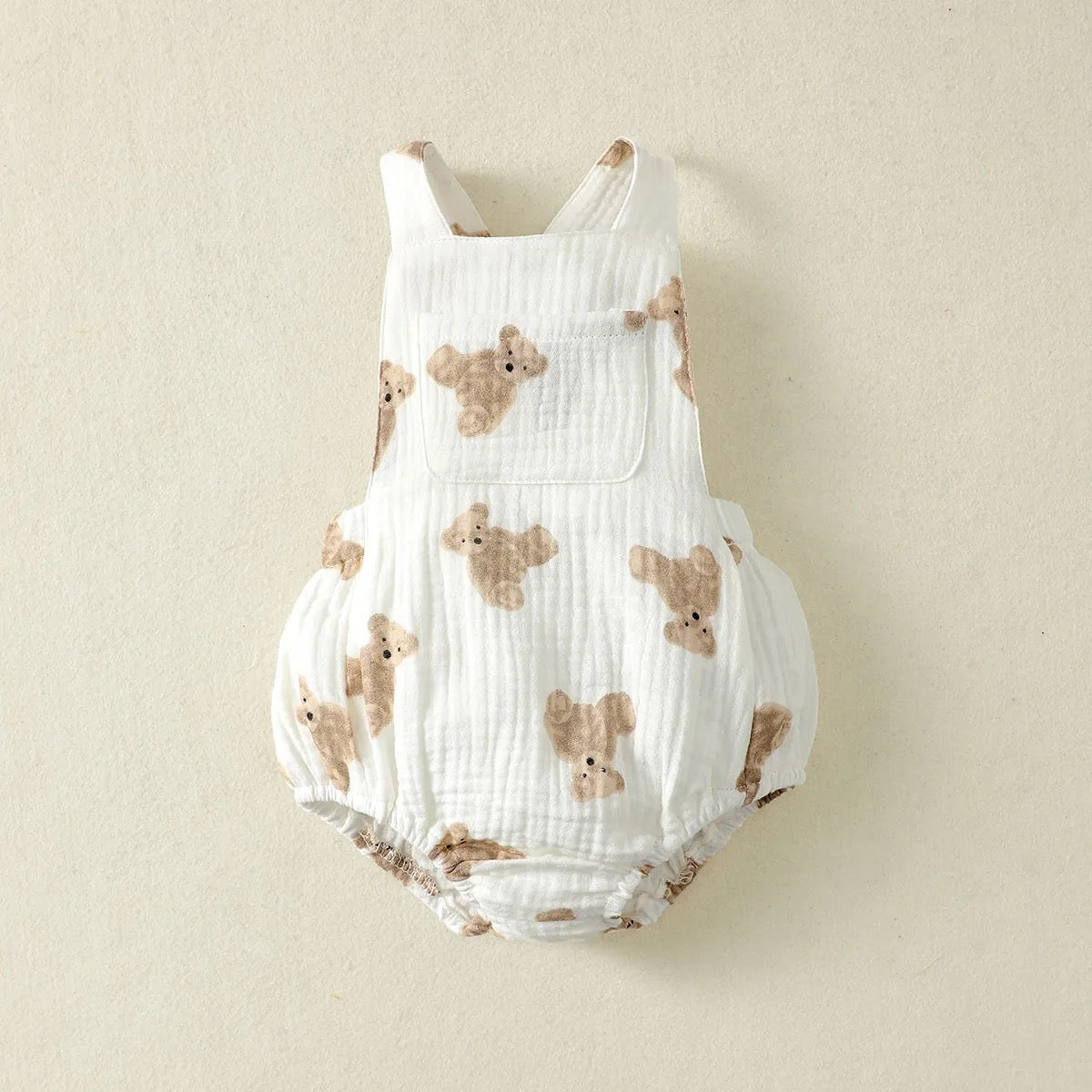 100% organic cotton baby romper girls FSH