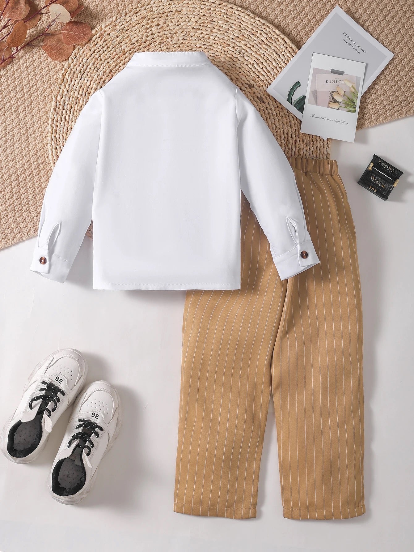Boys 2 pc long sleeve pants set FSH