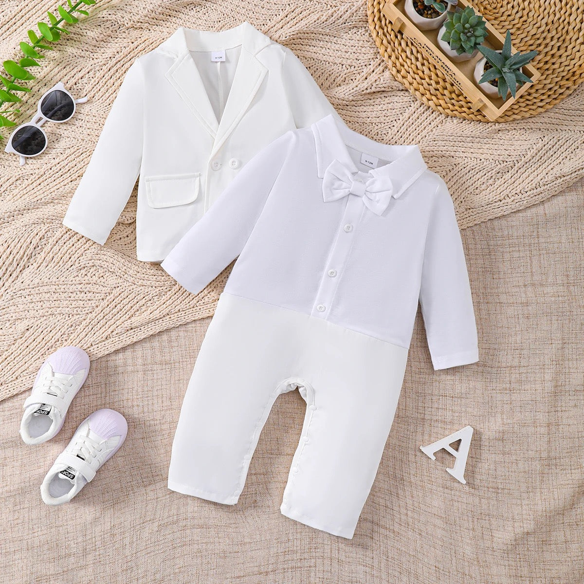 Baby fall/Winter long sleeve 2 pc romper set FSH