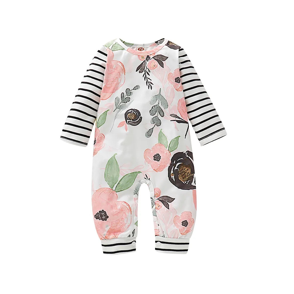 Baby girl sleeper bodysuit