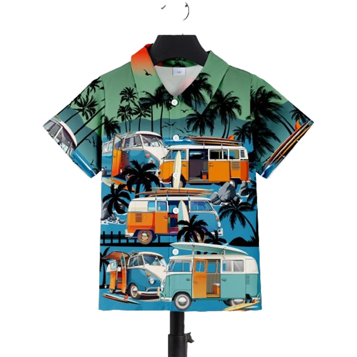 Boys Hawaiian graphic logo shirt FSH