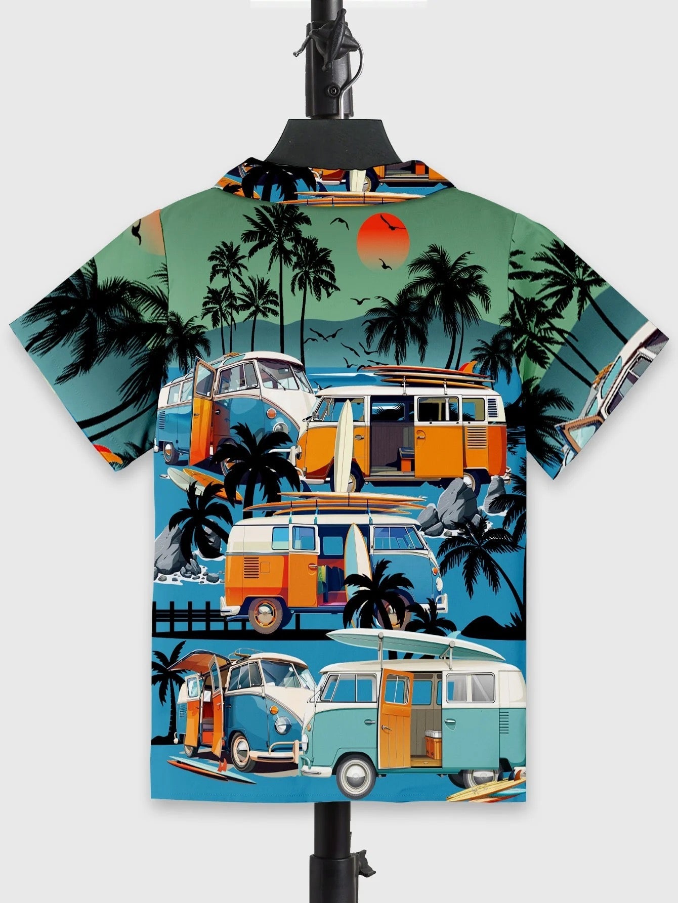 Boys Hawaiian graphic logo shirt FSH