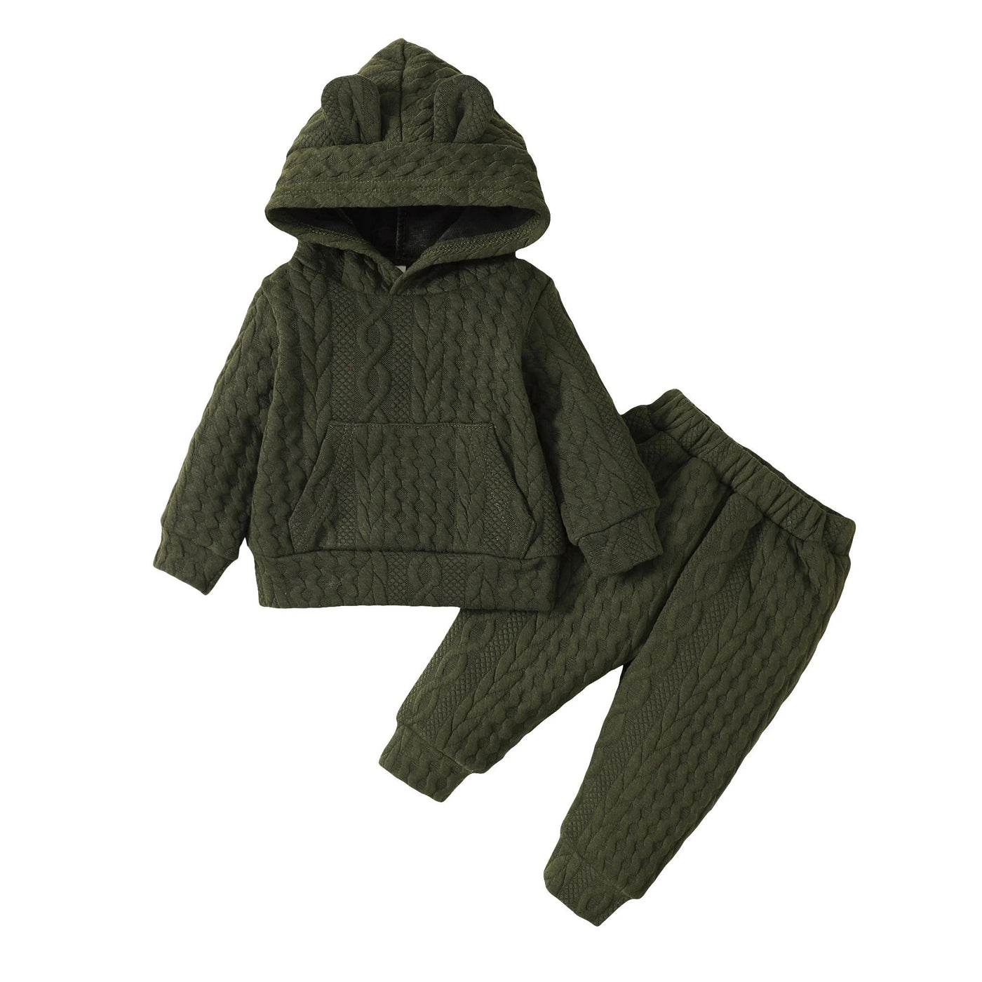 Baby boy 2 piece hoodie sweatsuit set FSH