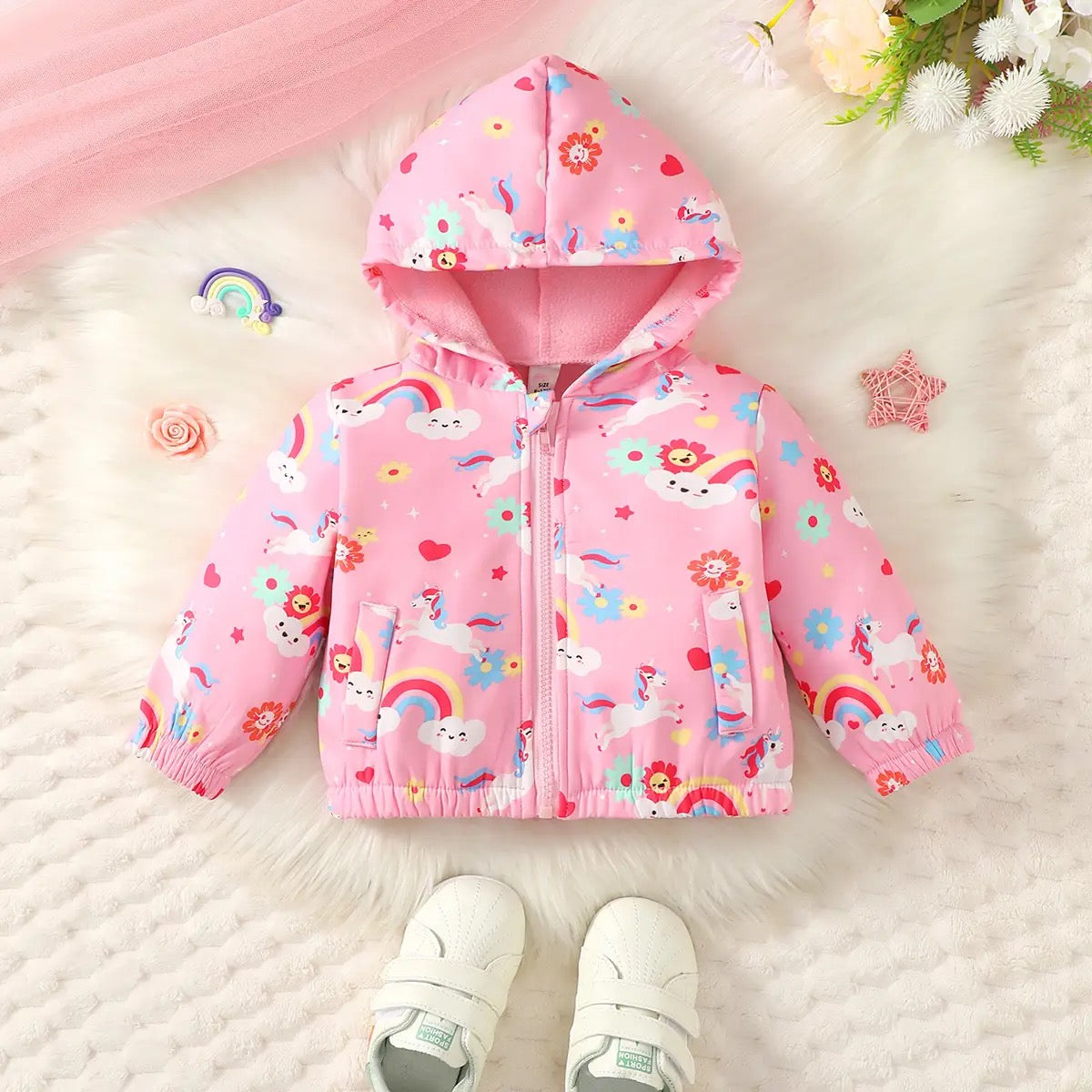 Kids rainbow coats FSH