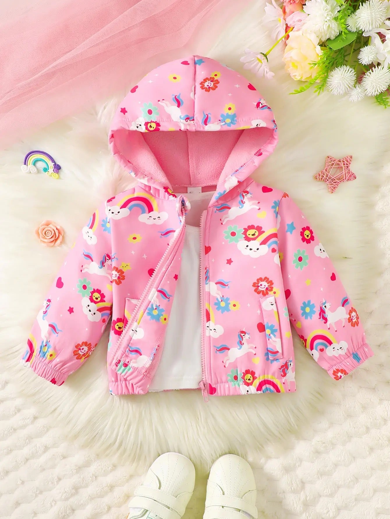 Kids rainbow coats FSH