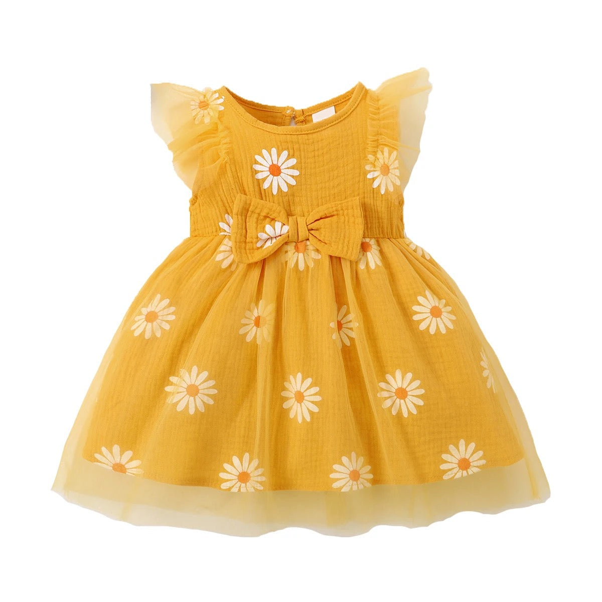 Infant girls daisy print dress FSH