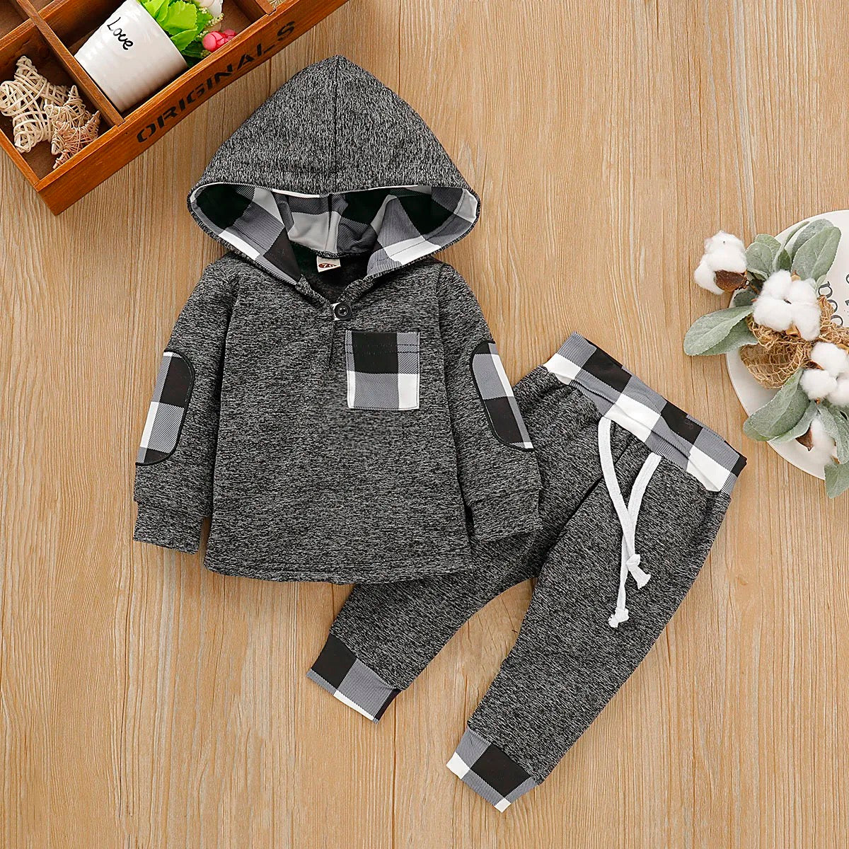 Baby boy 2 pc winter pants sweatsuit FSH