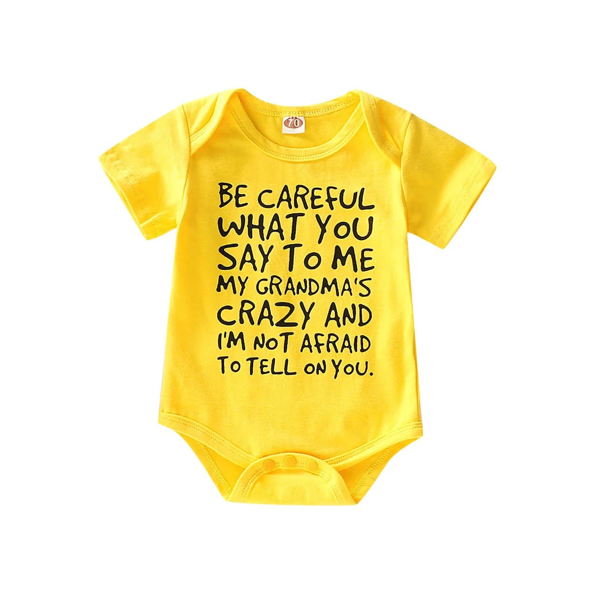 Baby printed letter onesie FSH