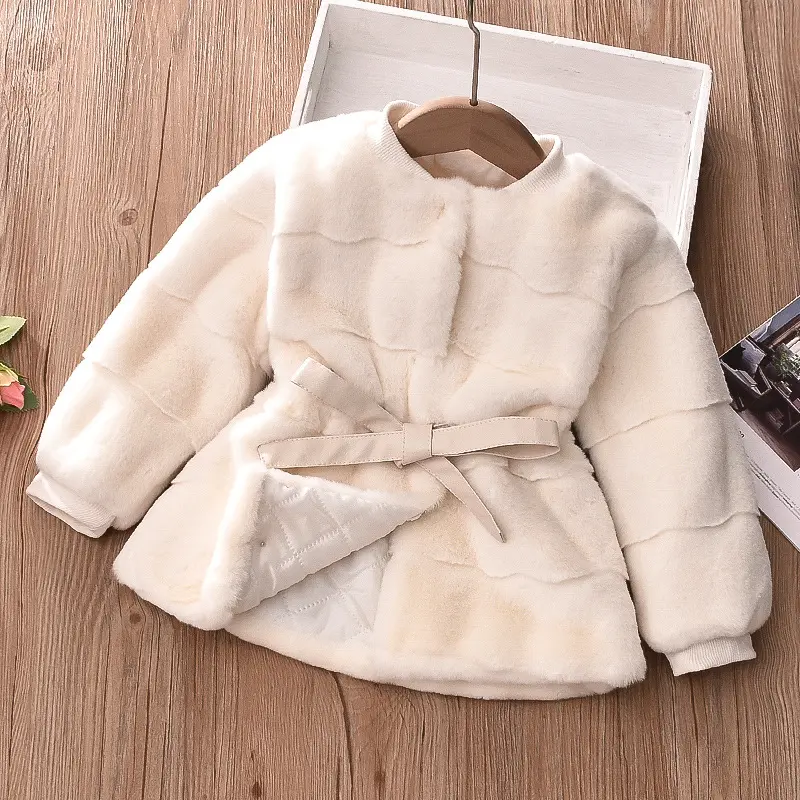 Winter Thickened Plush Coat Infant Toddler Outfits
