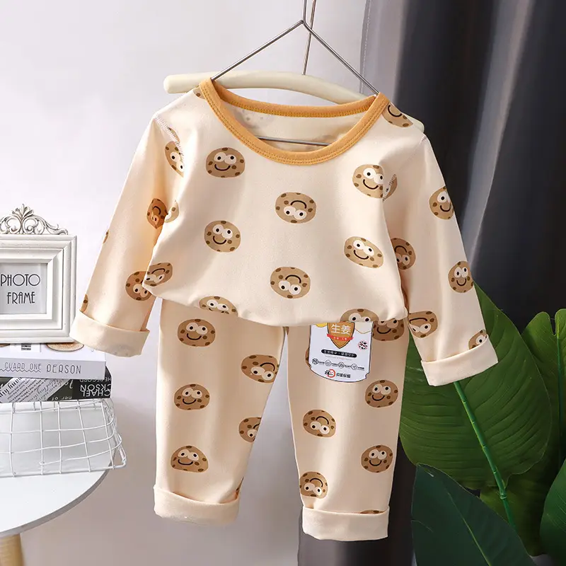 Children's Clothing Cartoon Printed Homewear Pajamas Set Girls Pajamas Long Sleeve Child Kids Pajama