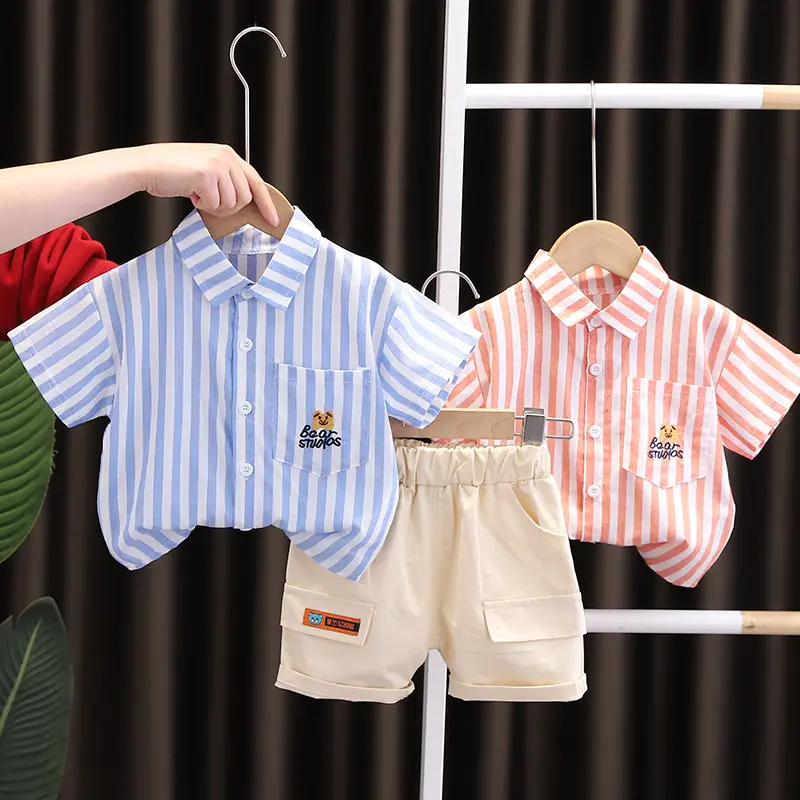 0-5T Short Sleeve Casual Baby Boy Clothing Set